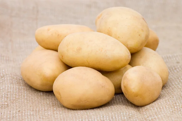 Aardappel op een zak — Stockfoto