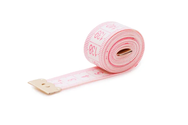 Centimetric tape isolated on white — Stock Photo, Image