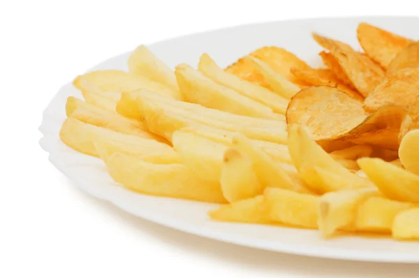 Aardappel gratis geïsoleerd op wit — Stockfoto