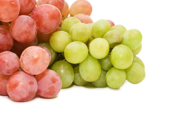 लाल आणि हिरव्या ताजे द्राक्ष वेगळे — स्टॉक फोटो, इमेज