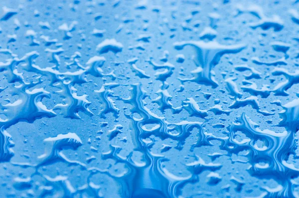 Water droplets on glass. Raindrops. — Stock Photo, Image