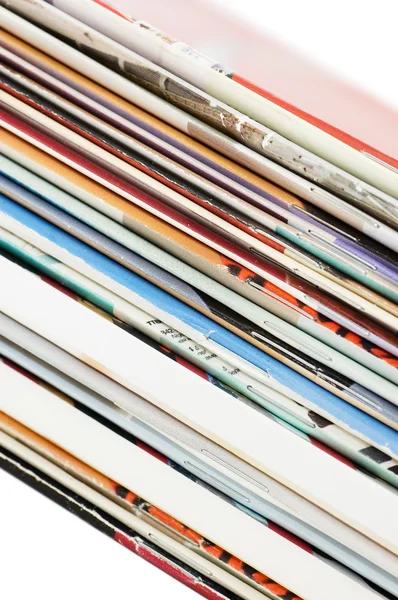 Mucchio di riviste fresche — Foto Stock
