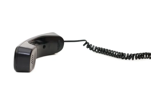 Telephone receiver isolated on white background — Stock Photo, Image