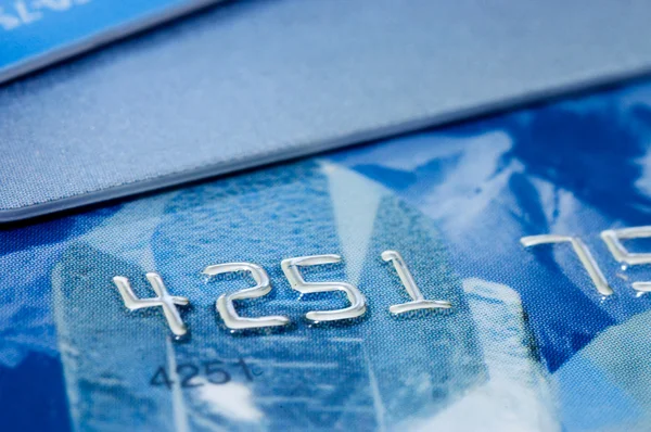 Makro çekim kredi kartı — Stok fotoğraf