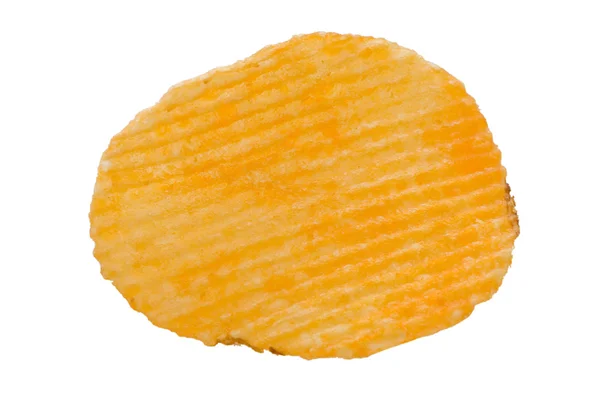 Potato chips isolated on white background — Stock Photo, Image