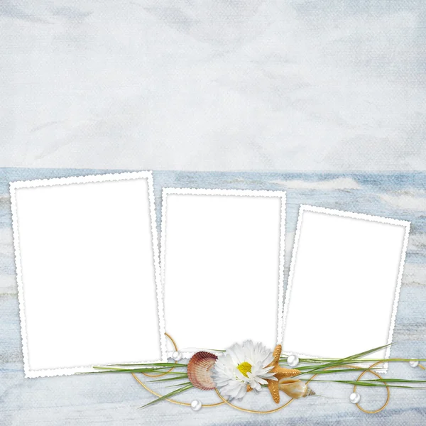 Sea card for the holiday — Stock Photo, Image
