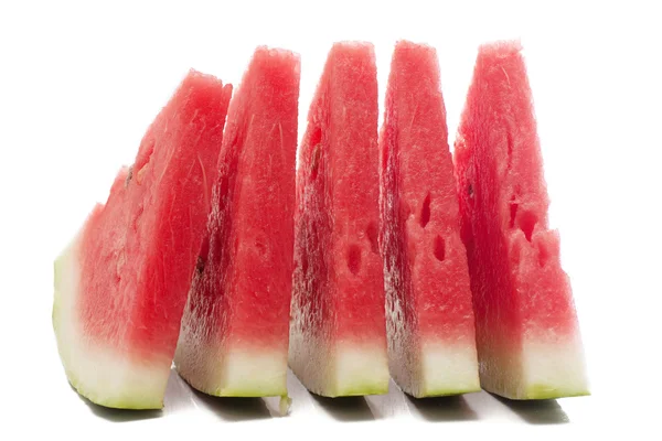 Färska skivor vattenmelon — Stockfoto