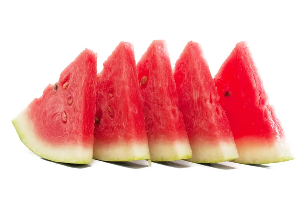 Verse plakjes van watermeloen — Stockfoto