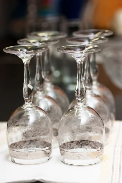 Clean wineglasses — Stock Photo, Image