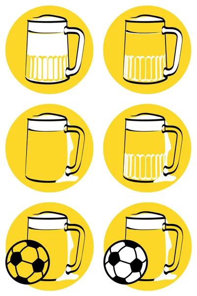 _ pinte de bière — Image vectorielle