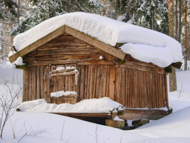 eski Fin çiftlik evi