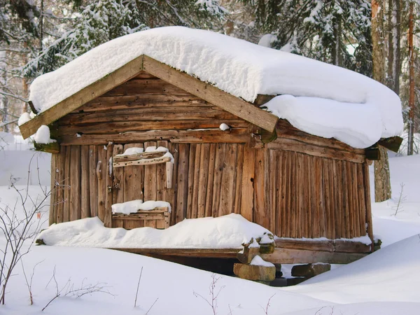 stock image Old Finnish farm house