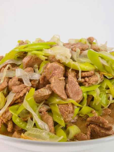 Piatto cinese con Lam e sedano — Foto Stock