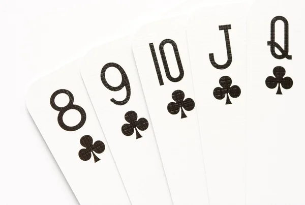 Póker - színsor — Stock Fotó