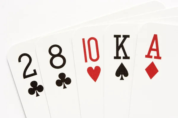 Покер - ні пара — стокове фото