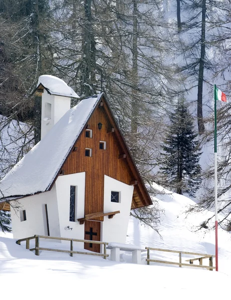 stock image Snow church