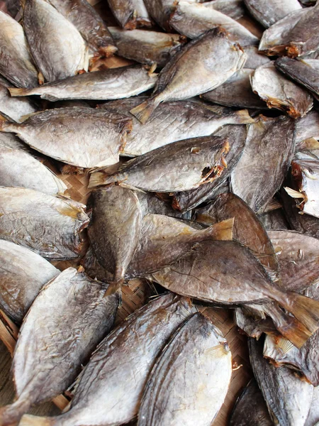 Сушеная солёная рыба — стоковое фото