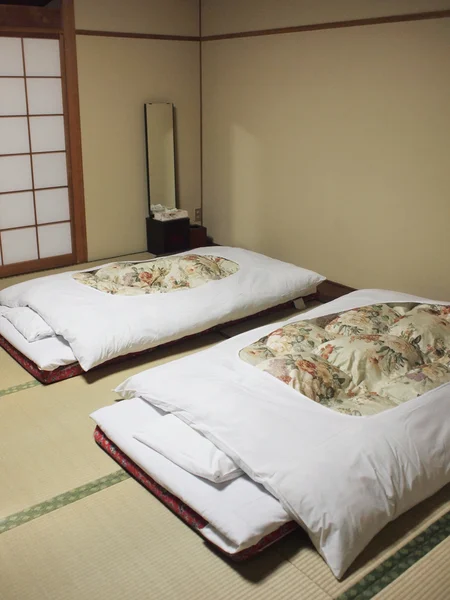 Dormitorio de estilo japonés — Foto de Stock