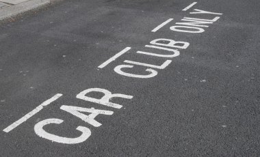 Londra'da otopark Araba Kulübü