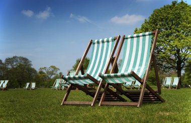 hyde Park, Londra şezlonglar