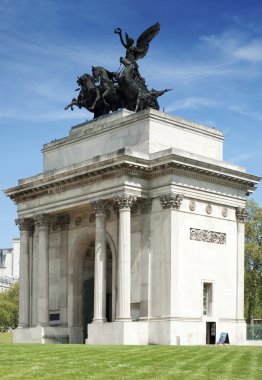 Wellington Arch in central London clipart