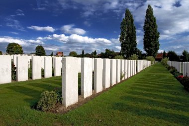 War Graves at Tyne Cot clipart