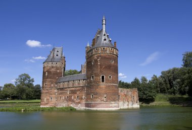 Beersel Castle in Brussels clipart