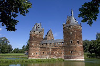 Beersel Castle in Brussels clipart
