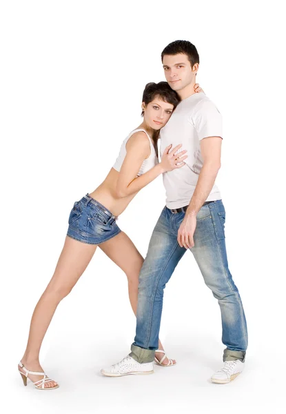 Young handsome couple — Stock Photo, Image