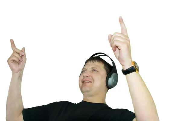 DJ gra muzyka na dyskoteke — Zdjęcie stockowe