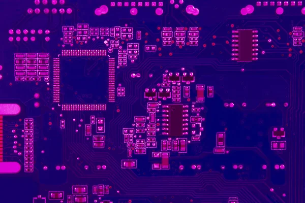 stock image Close-up circuit board background