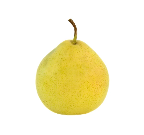 Yellow pear isolated on white — Stock Photo, Image