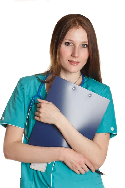 Portrait of kind female doctor — Stock Photo, Image
