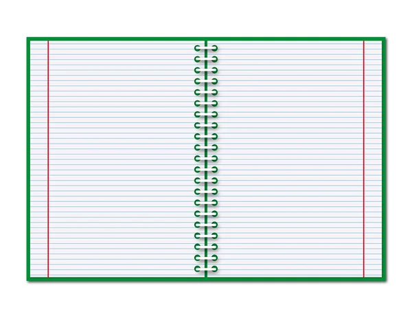 Cuaderno — Vector de stock