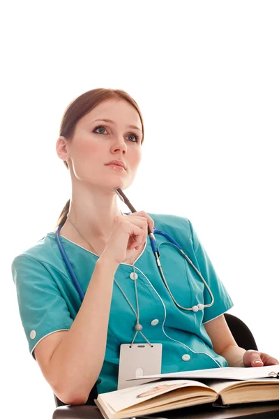 Portrait of female doctor — Stock Photo, Image