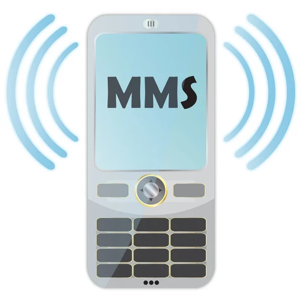 Mensaje en un teléfono móvil — Archivo Imágenes Vectoriales