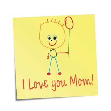 I love you Mom! clipart