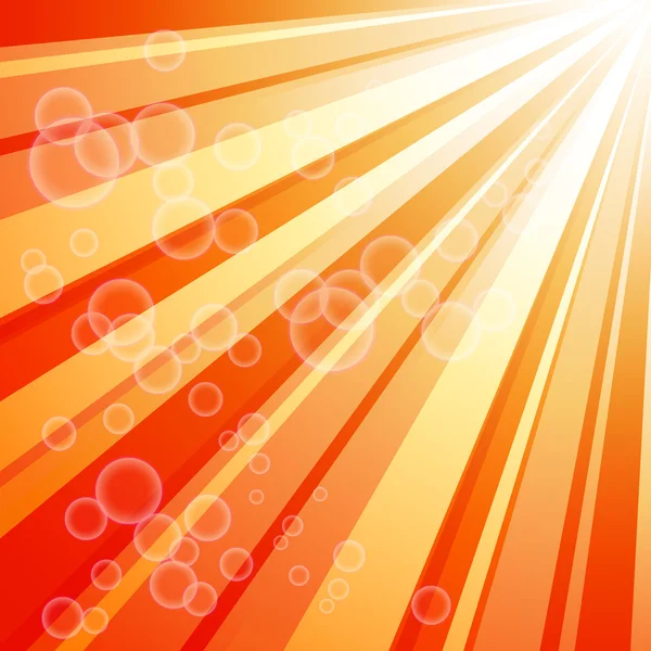 Fond brillant orange — Image vectorielle