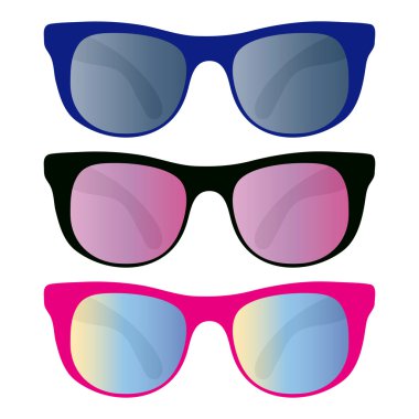 Collection of sunglasses clipart