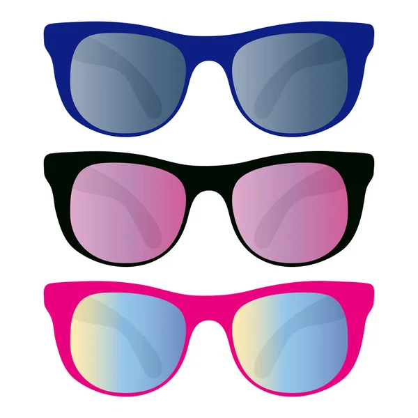 Collectie van zonnebril — Stockvector