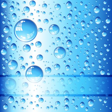 Water background. Vector illustration. clipart