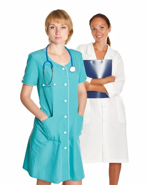 2 つの女性看護師 — ストック写真