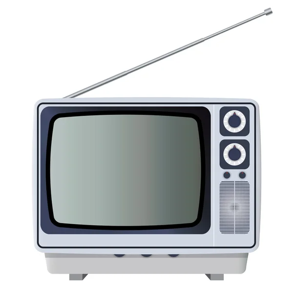 Antiguo televisor — Vector de stock