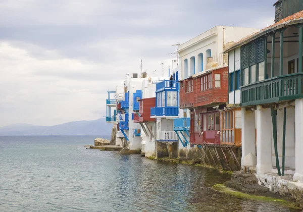 Маленькая Венеция на Миконосе в Греции — стоковое фото