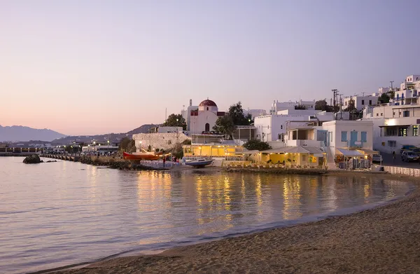 Sunset on Mykonos Island — Stock Photo, Image