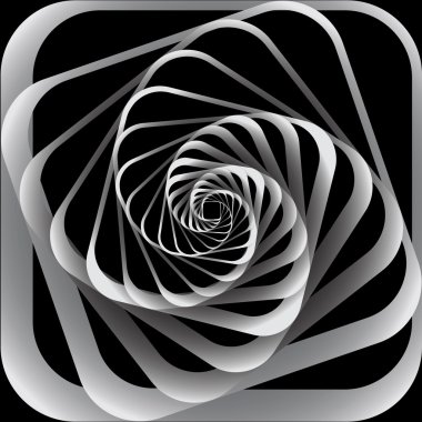 Spiral motion. Abstract background. clipart