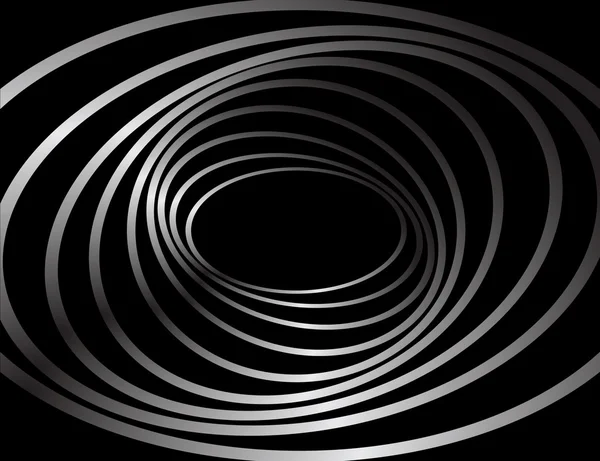 Spiraal beweging #2. abstracte achtergrond. — Stockvector