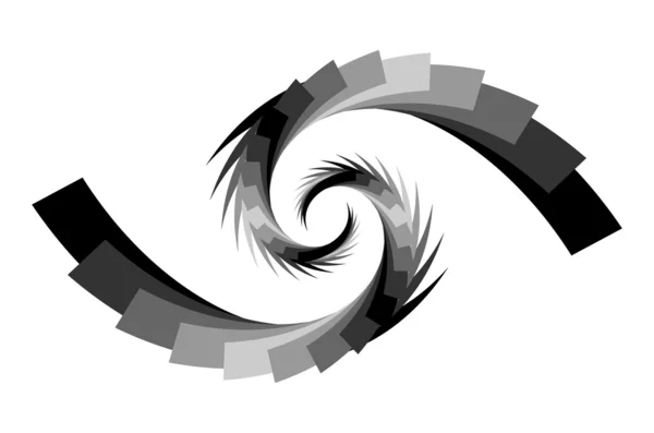 Spiral motion #9. abstrakt design. — Stock vektor