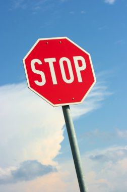 Stop sign clipart