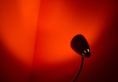 Red lamp clipart